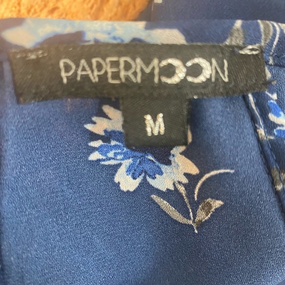 Papermoon Boho Floral Blouse size Medium - Picture 8 of 9